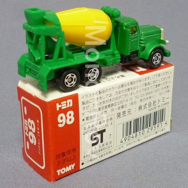 トミカ 日本製 アメリカンミキサー\u0026三菱ふそう幌付きトラックセット