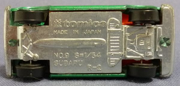 トミカ 9-1-3 スバル R-2 緑メタ (K12) - 絶版ミニカーショップ Mono