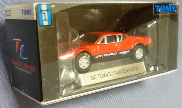 トミカリミテッド0033 デ・トマソ パンテーラ GTS 赤/黒 - 絶版 