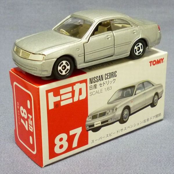 トミカ 87-4-1 日産 セドリック 銀 Y34 - 絶版ミニカーショップ Mono-Rev(モノレブ)2011サイト