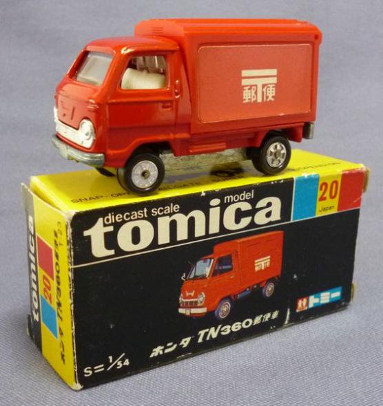 トミカ 20-1-2 ホンダ TN360郵便車 ドアライン有 1Eホイール - 絶版ミニカーショップ Mono-Rev(モノレブ)2011サイト