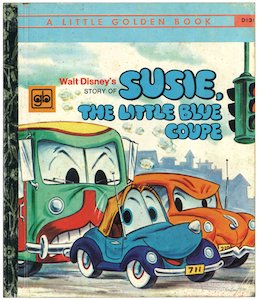 Susie, the Little Blue Coupe（リトルゴールデンブックD131_青い