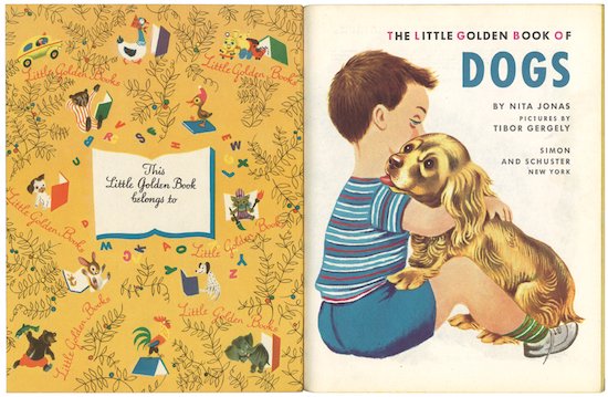 Dogs リトルゴールデンブック131 犬の絵本
