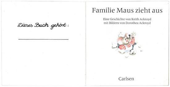 Familie Maus Zieht Aus ピクシー絵本758 ねずみ家族のおひっこし Familie Maus Zieht Aus ピクシー絵本758 ねずみ家族のおひっこし