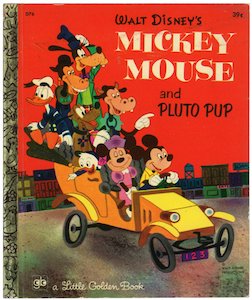 Mickey Mouse and Pluto Pup（リトルゴールデンブックD76_ミッキーマウスとプルート）