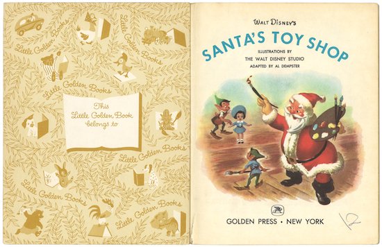 Santa S Toy Shop サンタさんのおもちゃ工房 ピクシー絵本とリトルゴールデンブック専門 ヴィンテージ絵本の通販ショップ ブッククーリエ です 大量購入もご相談ください