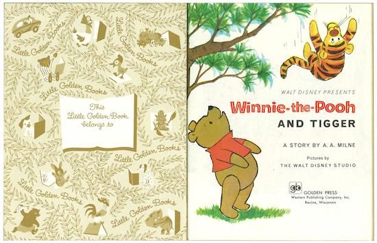 Winnie the Pooh and Tigger（リトルゴールデンブックD121_プー