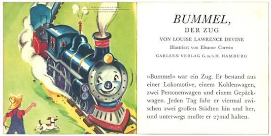 Bummel der Zug（ピクシー絵本66_きかんしゃブンメル）