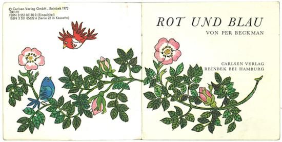 Rot und Blau（ピクシー絵本180_あかいとりあおいとり）