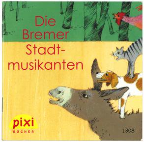 Die Bremer Stadtmusikanten ブレーメンの音楽隊 06年版 ピクシー絵本とリトルゴールデンブック専門 ヴィンテージ絵本 の通販ショップ ブッククーリエ です 大量購入もご相談ください
