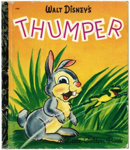 Thumper（サンパー／うさぎのとんすけ） -  ピクシー絵本とリトルゴールデンブック専門、ヴィンテージ絵本の通販ショップ「ブッククーリエ」です。大量購入もご相談ください。