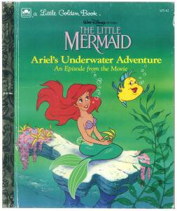 The Little Mermaid Ariel S Underwater Adventure リトルマーメイド アリエルのぼうけん ピクシー絵本とリトルゴールデンブック専門 ヴィンテージ絵本の通販ショップ ブッククーリエ です 大量購入もご相談ください