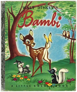 Bambi（リトルゴールデンブックD7_バンビ／12版） -  ピクシー絵本とリトルゴールデンブック専門、ヴィンテージ絵本の通販ショップ「ブッククーリエ」です。大量購入もご相談ください。