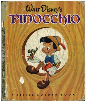 Pinocchio（リトルゴールデンブックD8_ピノキオ／10版） -  ピクシー絵本とリトルゴールデンブック専門、ヴィンテージ絵本の通販ショップ「ブッククーリエ」です。大量購入もご相談ください。