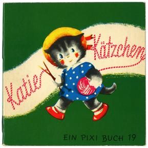 Katie Katzchen ピクシー絵本19 こねこのケイティ 1963年版 ピクシー絵本とリトルゴールデン ブック専門 ヴィンテージ絵本の通販ショップ ブッククーリエ です 大量購入もご相談ください