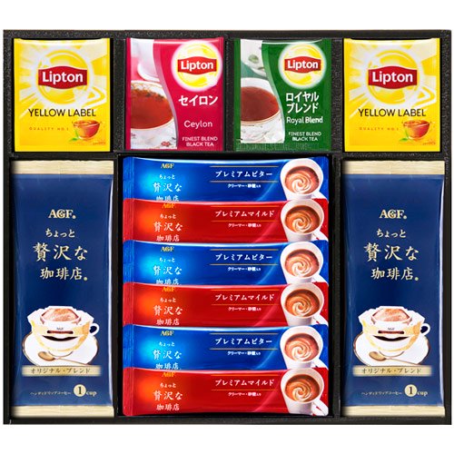 コーヒー ギフト 詰め合わせ AGF リプトン コーヒー＆紅茶 セット 食品 BD-25S (24) -  ギフトが安い！激安ギフトショップ｜70％OFF～人気カタログギフトも驚きの半額半値