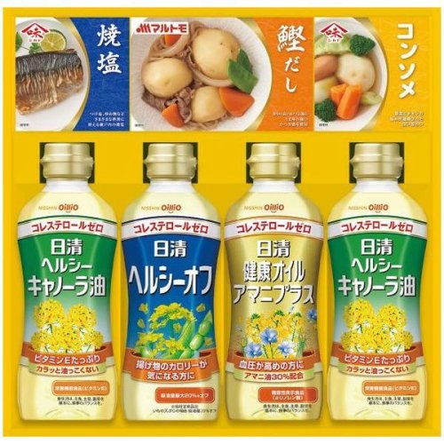 日清オイリオ 油 調味料 ギフト ヘルシーオイル バラエティ キャノーラ油 アマニ油 健康油 だし 出汁 セット 詰め合わせ 食品 食べ物 N-25  (6) - ギフトが安い！激安ギフトショップ｜70％OFF～人気カタログギフトも驚きの半額半値