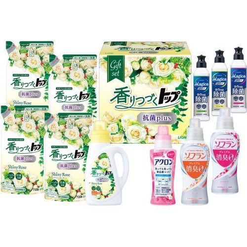 ライオン トップ 洗剤 洗濯洗剤 ギフト 香りつづくトップ 抗菌PLUS & ソフラン アロマソープ セット 詰め合わせ LKT-50S (2) -  ギフトが安い！激安ギフトショップ｜70％OFF～人気カタログギフトも驚きの半額半値