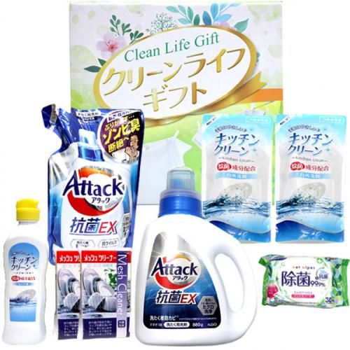 アタック抗菌EX セット 洗剤 ギフト 洗濯洗剤 液体洗剤 花王 アタック抗菌EX 本体 台所