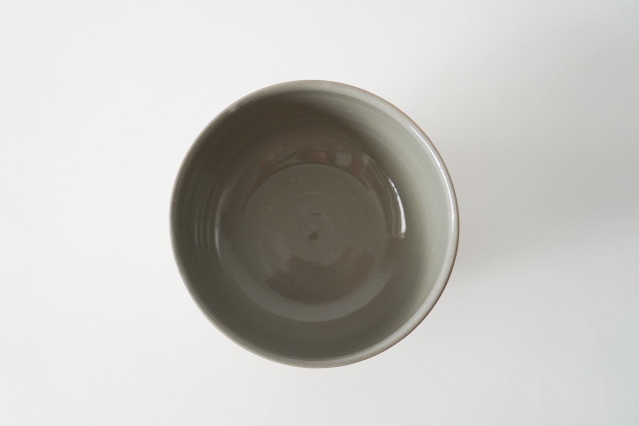 ǥ쥯륽 low bowl grey clay with sand engobe2