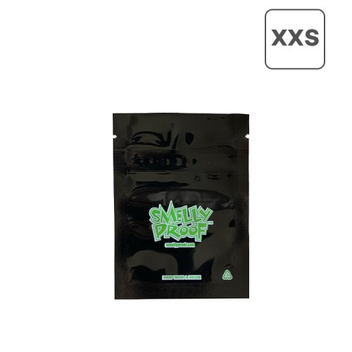 【メール便対応】 防臭ジップバッグ Smelly Proof XXSサイズ(110×82mm) ブラック