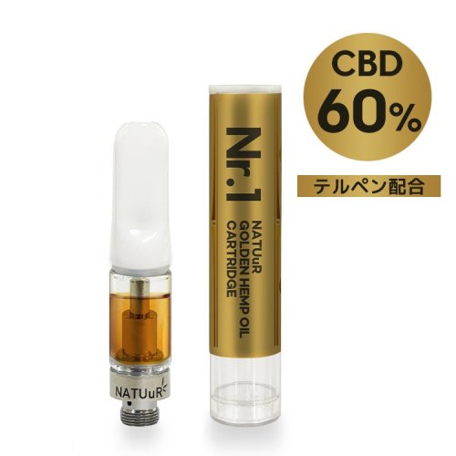 ڥ᡼б NATUuR - CBD60% Golden Hemp Oil ȥå 0.5ml ƥڥ۹