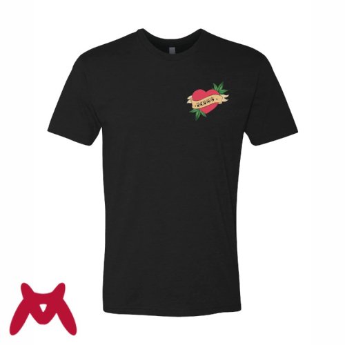 MAV / Black "I love bongs" T-Shirt / Tシャツ / サイズ XL