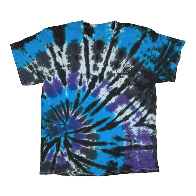 メール便対応】 Eye-Dye - タイダイTシャツ TROQ MIDNIGHT BLACK SIDE