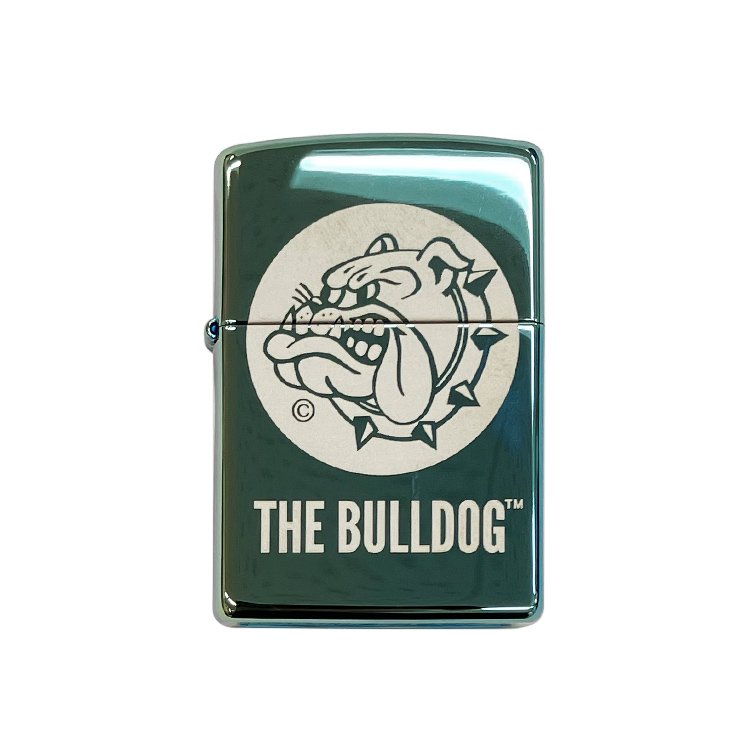 Bulldog × ZIPPO High Polish Teal ジッポー ライター - headshop ZiPPY!
