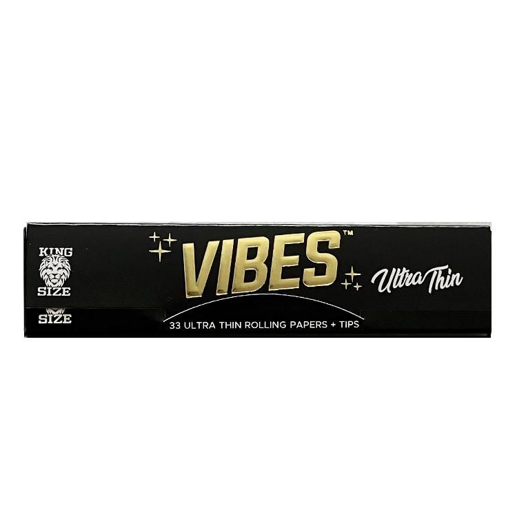 メール便対応】 VIBES Ultra Thin キングサイズスリム チップ メール便対応】 VIBES Ultra Thin キングサイズスリム チップ