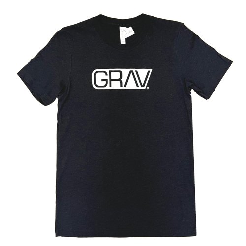 【メール便対応】 GRAV - ロゴTシャツ HEATHER BLACK