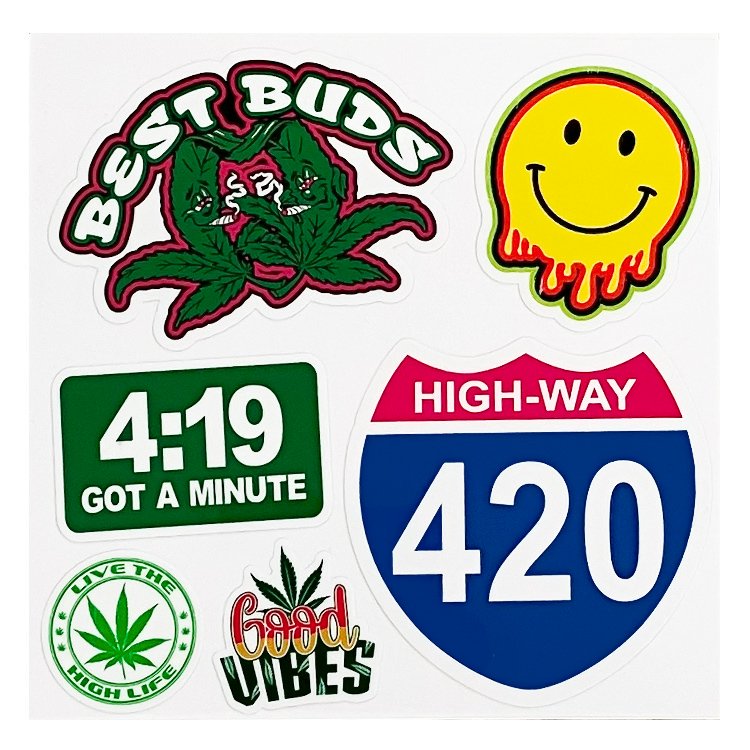 メール便対応】 ステッカー - アソート HIGH-WAY 420 - headshop ZiPPY!