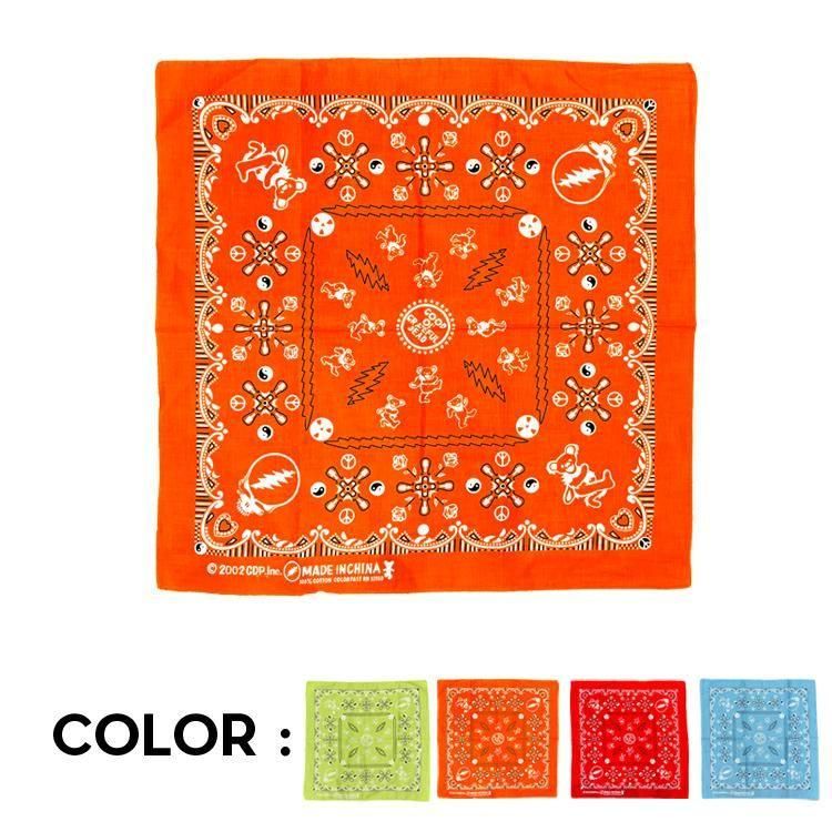 メール便対応】 GRATEFUL DEAD / GOOD OL' 公式 バンダナ - headshop