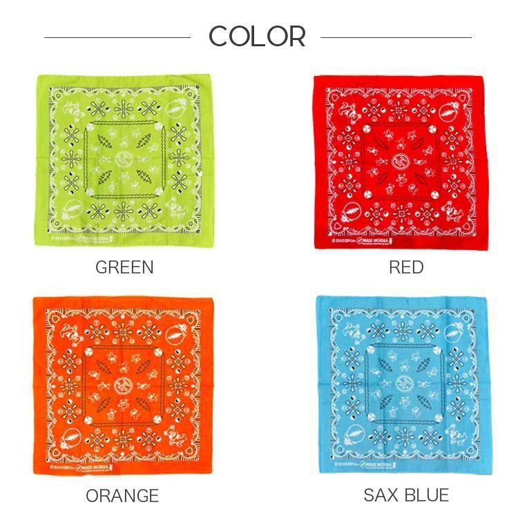 メール便対応】 GRATEFUL DEAD / GOOD OL' 公式 バンダナ - headshop