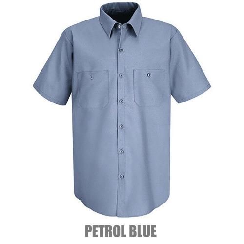 RED KAP 4.25oz SHORT SLEEVE WORK SHIRT[17COLOR] - 0024