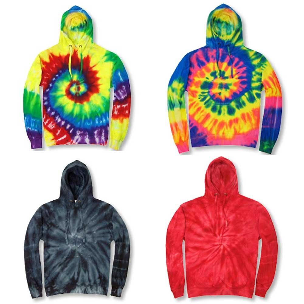 Dyenomite Tie Dye Spiral Hoodie 4 Color タイダイスパイラルパーカー