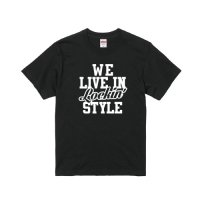 [ダンコレオリジナル] We Live In Lockin' T-shirts - for LOCK DANCE