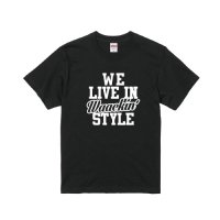 [ダンコレオリジナル] We Live IN Waackin' T-shirts - for WAACK DANCE