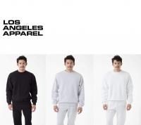 LOS ANGELES APPAREL HF07 Heavy Fleece PO 14oz Crew 