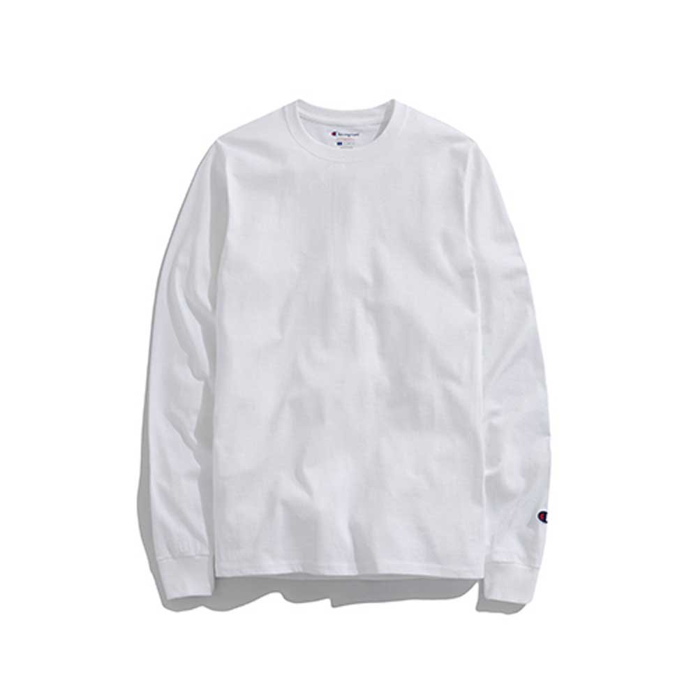 white champion shirt long sleeve