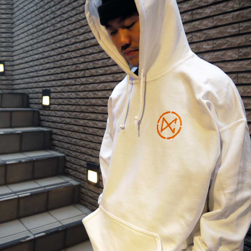 white dc hoodie