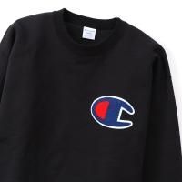  SALE  Champion BIG LOGO CREW NECK SWEAT SHIRT[BLACK] - C3-Q035<img class='new_mark_img2' src='https://img.shop-pro.jp/img/new/icons34.gif' style='border:none;display:inline;margin:0px;padding:0px;width:auto;' />