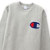  SALE  Champion BIG LOGO CREW NECK SWEAT SHIRT[OXFORD GRAY] - C3-Q035<img class='new_mark_img2' src='https://img.shop-pro.jp/img/new/icons34.gif' style='border:none;display:inline;margin:0px;padding:0px;width:auto;' />