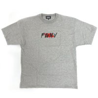 FORGET NEVER BACKSPIN BUNNY S/S T-SHIRT[GRAY] 