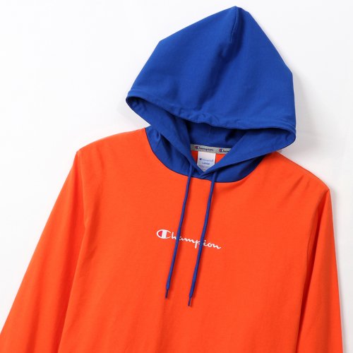 champion long sleeve orange