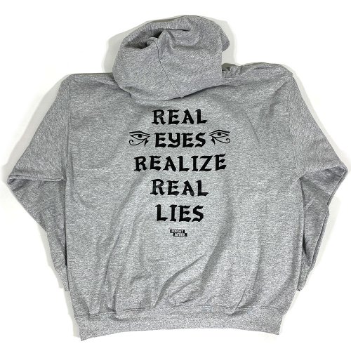 Forget Never Real Eyes Hoodie Gray