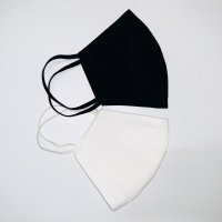 DANCERS COLLECTION FASHION MASK[WHITE/BLACK/3size] - プレーンファッションマスク