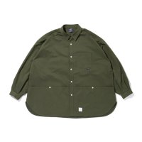 APPLEBUM 2120213 Oversize Shirt Jacket [Green]