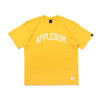 APPLEBUM 2211132 Middle Weight Logo T-Shirt [Yellow]