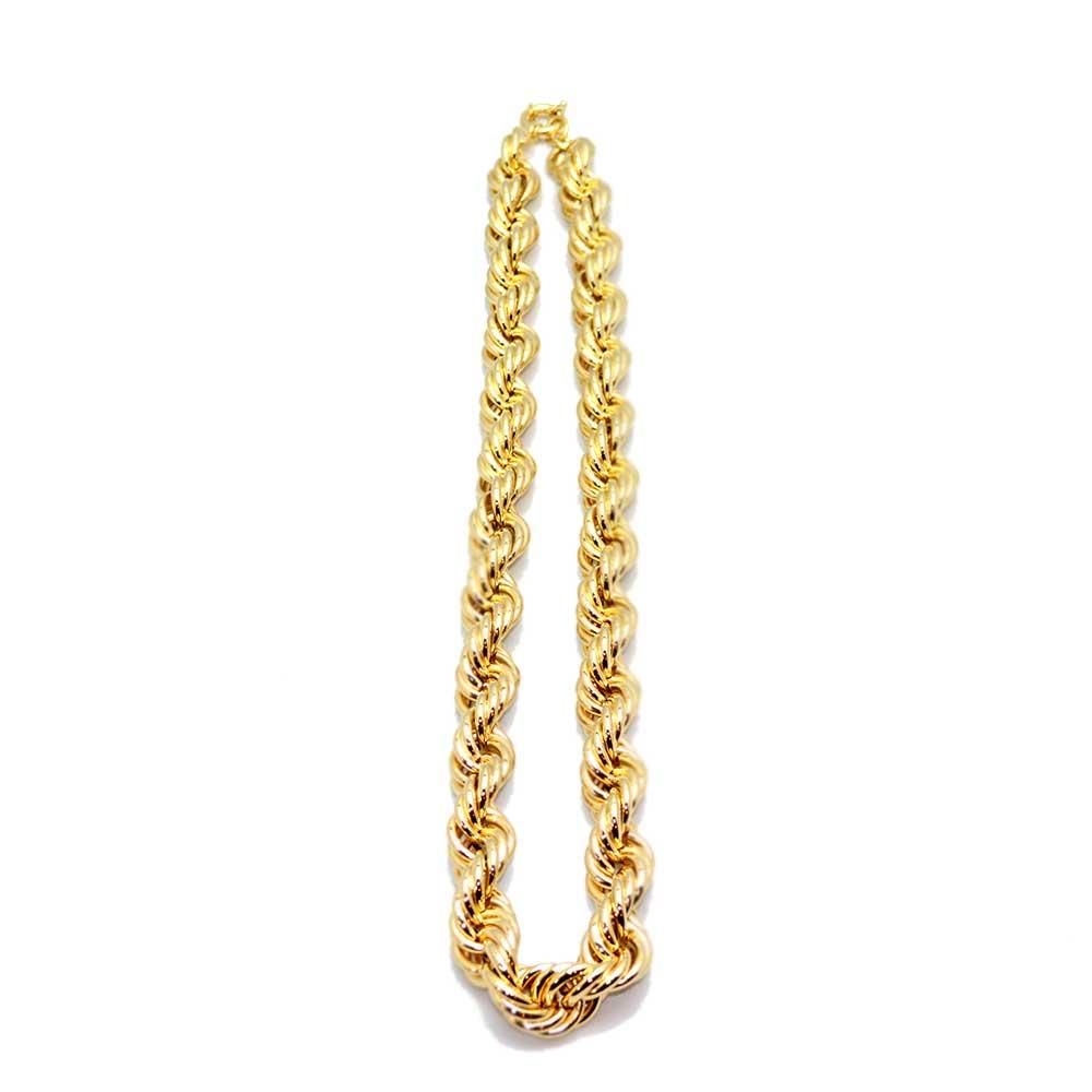 Gold Rope Chain - ゴールドチェーン76cm (20mm) - ダンサーズ